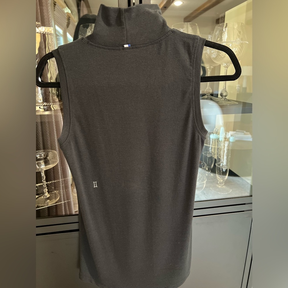 Kit + Ace Black Sleeveless Turtleneck Top